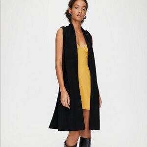 Wilfred - long sleeveless knit vest - size medium